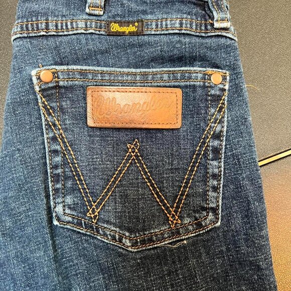 Wrangler Retro Mae Women’s Wide Leg Trouser Jeans 27x32 Western Cowgirl Denim - Picture 2 of 8